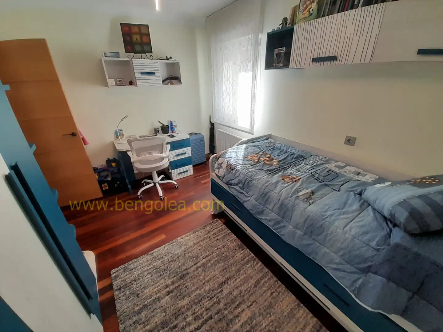 Schlafzimmer von Wohnung zum Verkauf in Barakaldo  mit Heizung, Terrasse und Möbliert
