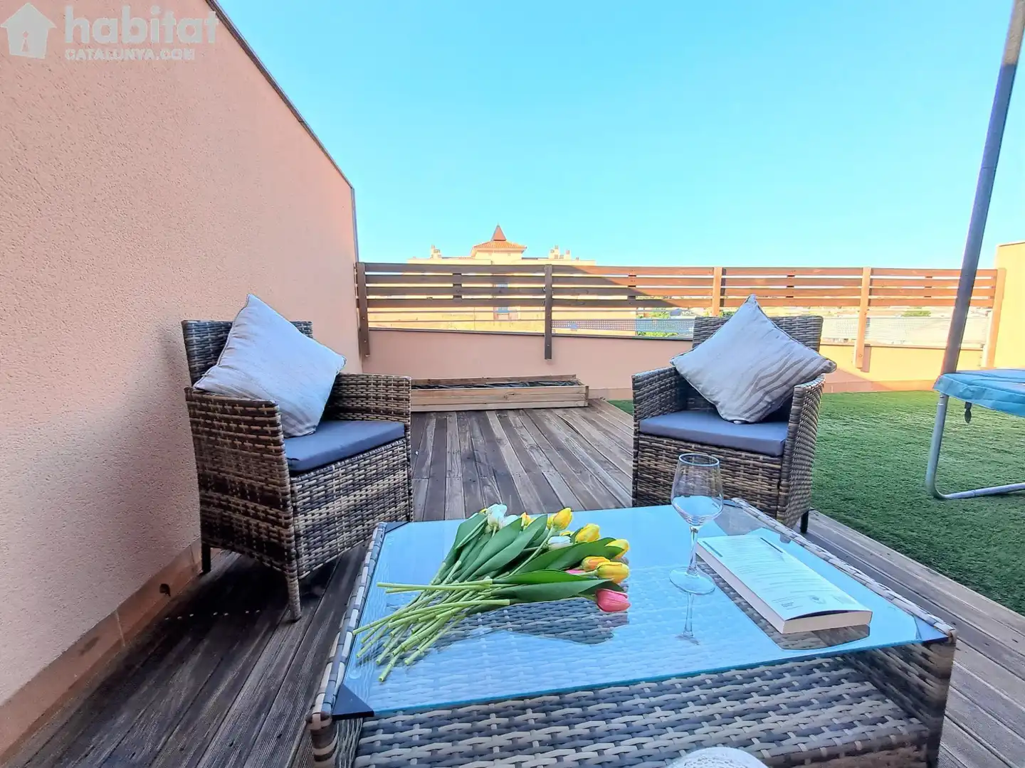 Terraza de Casa adosada en venta en Piera con Calefacción, Terraza y Alarma