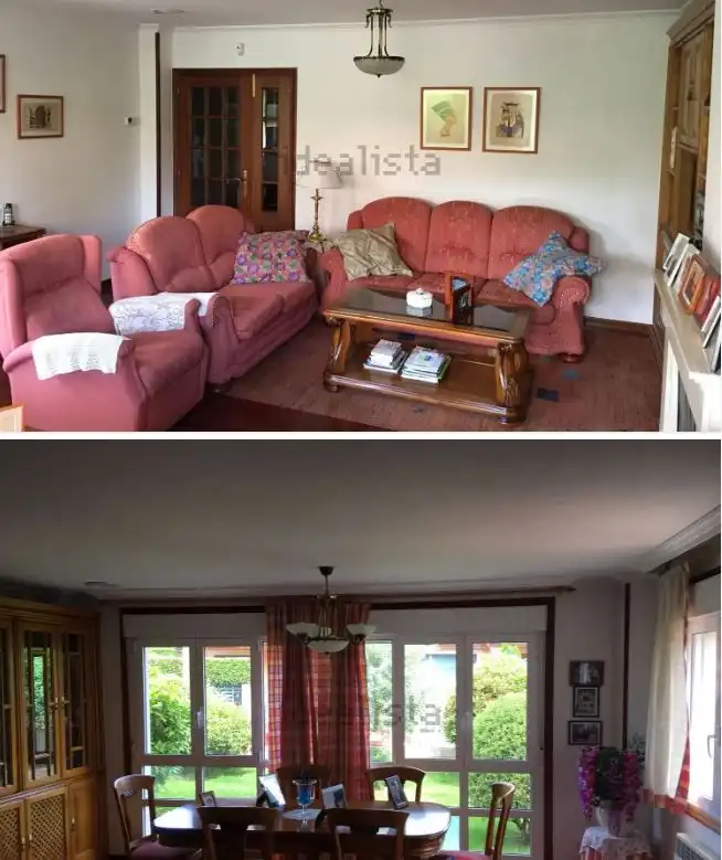 Sala de estar de Casa o chalet en venta en Santiago de Compostela 