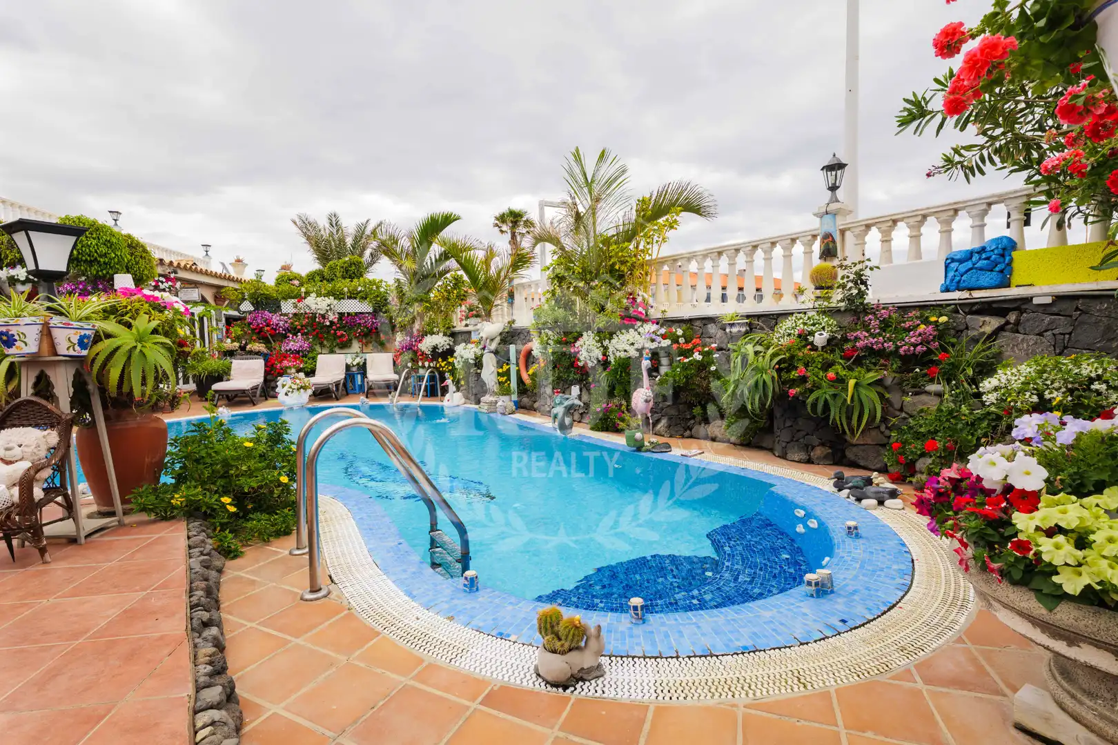 Piscina de Casa o chalet en venta en Granadilla de Abona con Aire acondicionado, Calefacción y Jardín privado