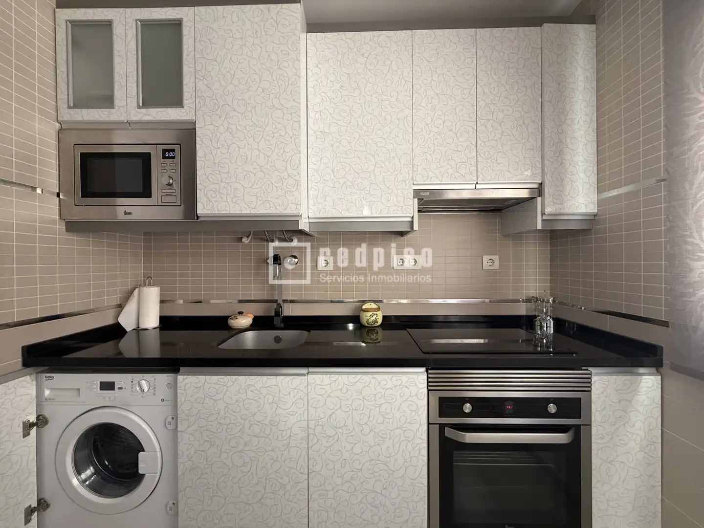 Cocina de Piso de alquiler en Málaga con Aire acondicionado y Amueblado
