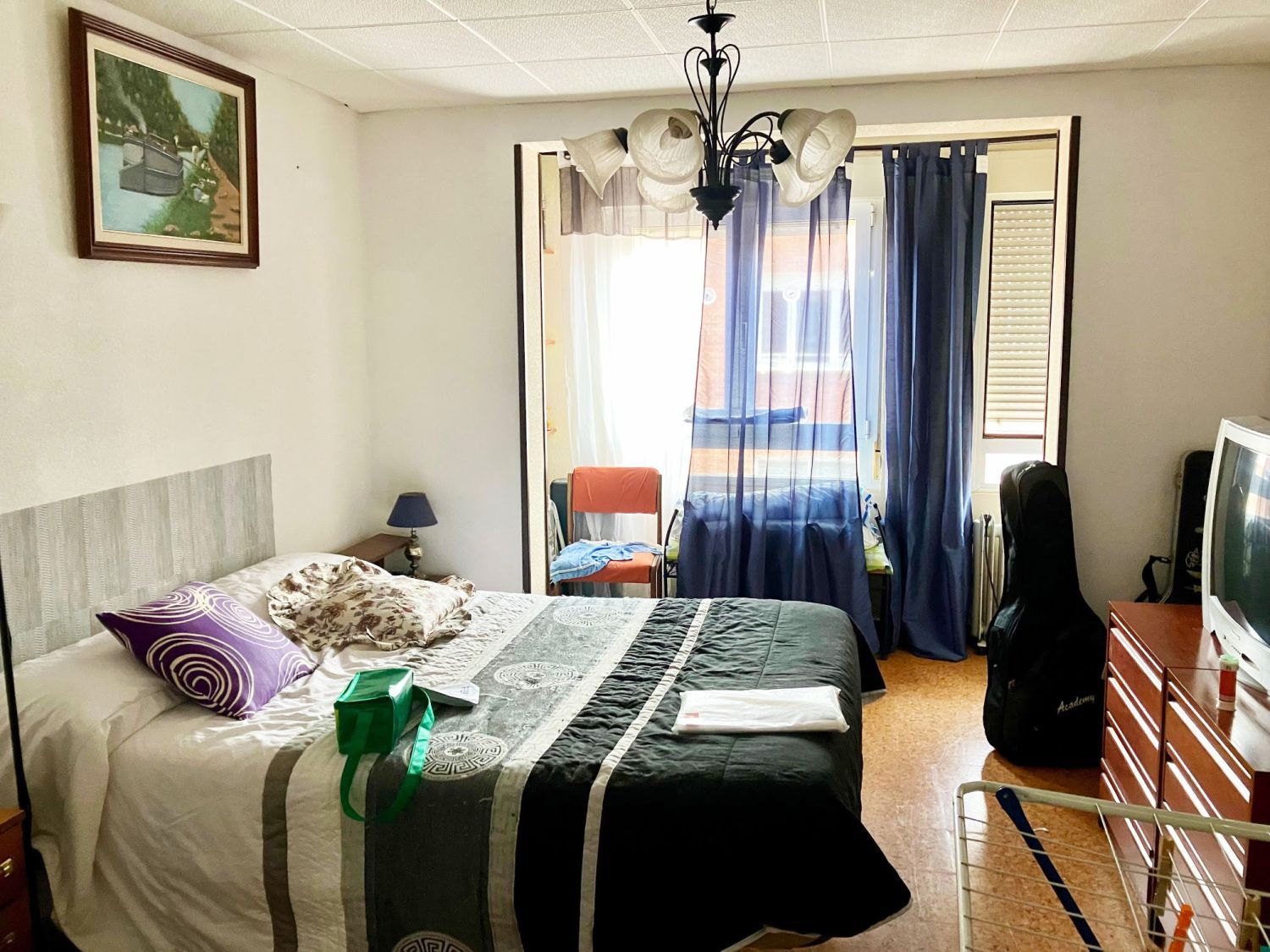 Bedroom of Flat for sale in Palencia Capital  with Heating and Terrace