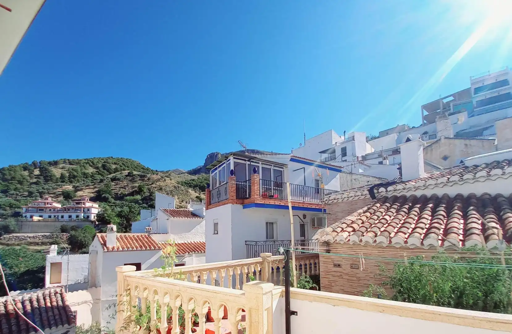 Vista exterior de Piso en venta en Canillas de Aceituno con Aire acondicionado, Jardín privado y Terraza