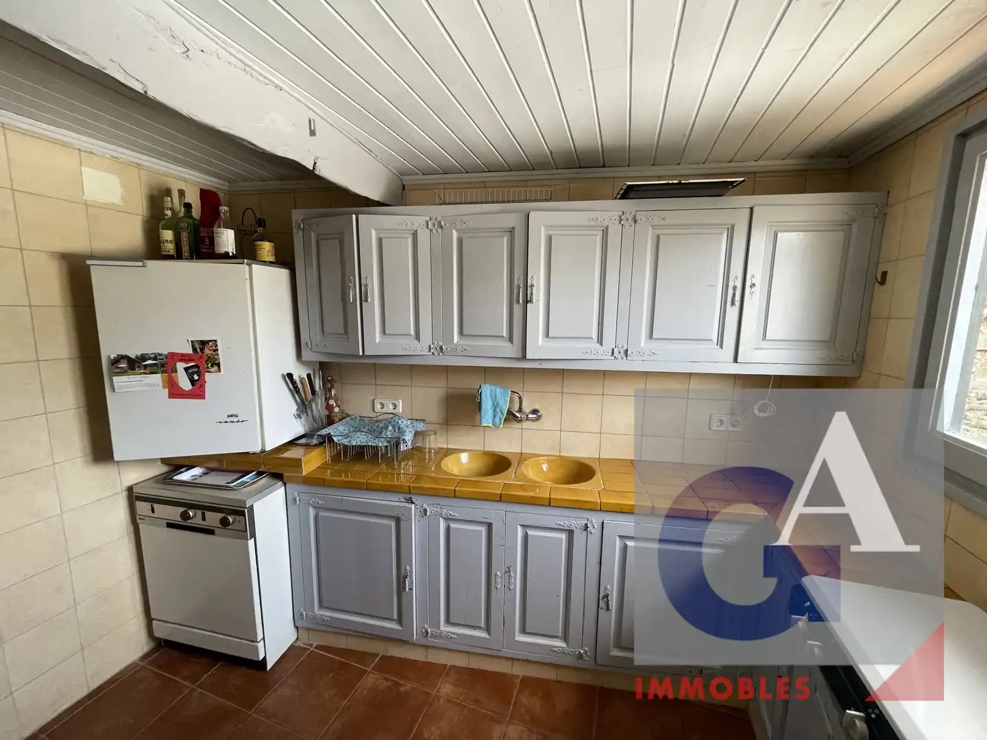Cocina de Casa adosada en venta en Queralbs con Amueblado