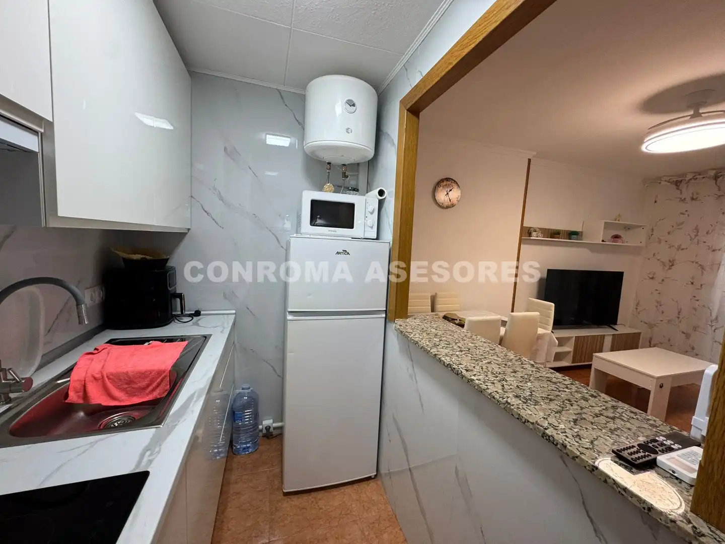 Küche von Wohnung zum Verkauf in Malgrat de Mar mit Heizung und Balkon