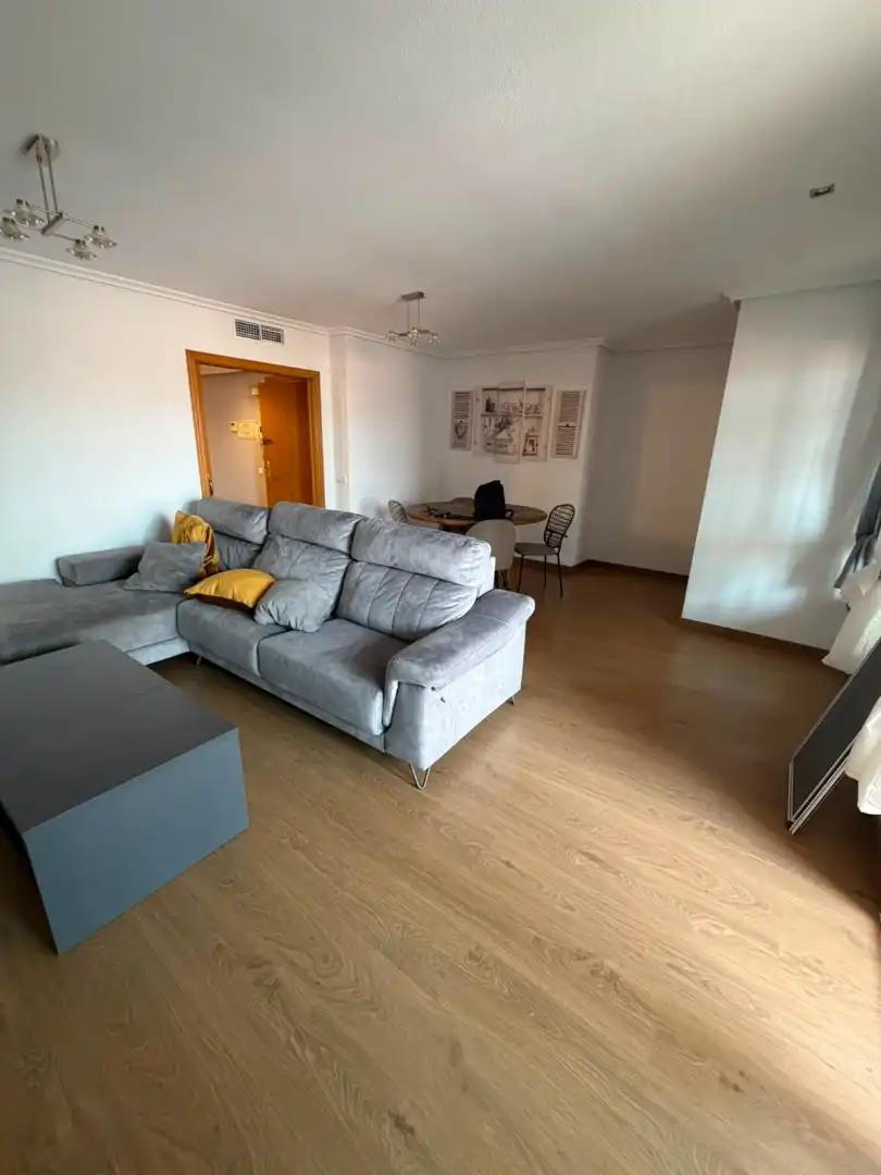 Sala d'estar de Àtic de lloguer en Alicante / Alacant amb Aire condicionat, Calefacció i Terrassa