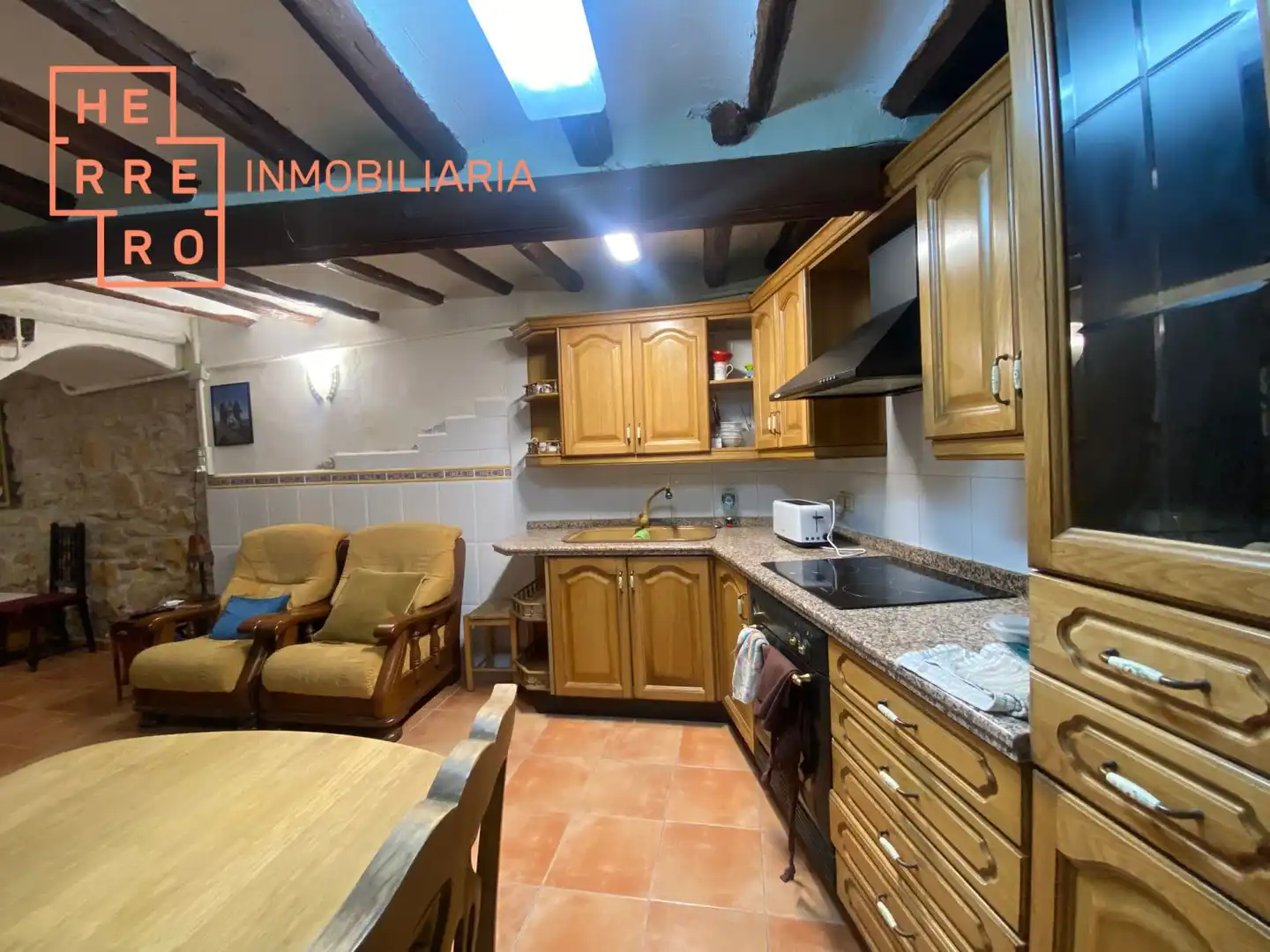 Cuina de Casa o xalet en venda en Albocàsser amb Terrassa i Balcó