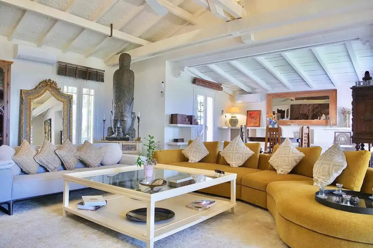 Living room of Houses for rent in Benahavís  with Air Conditioner, Heating and Private garden
