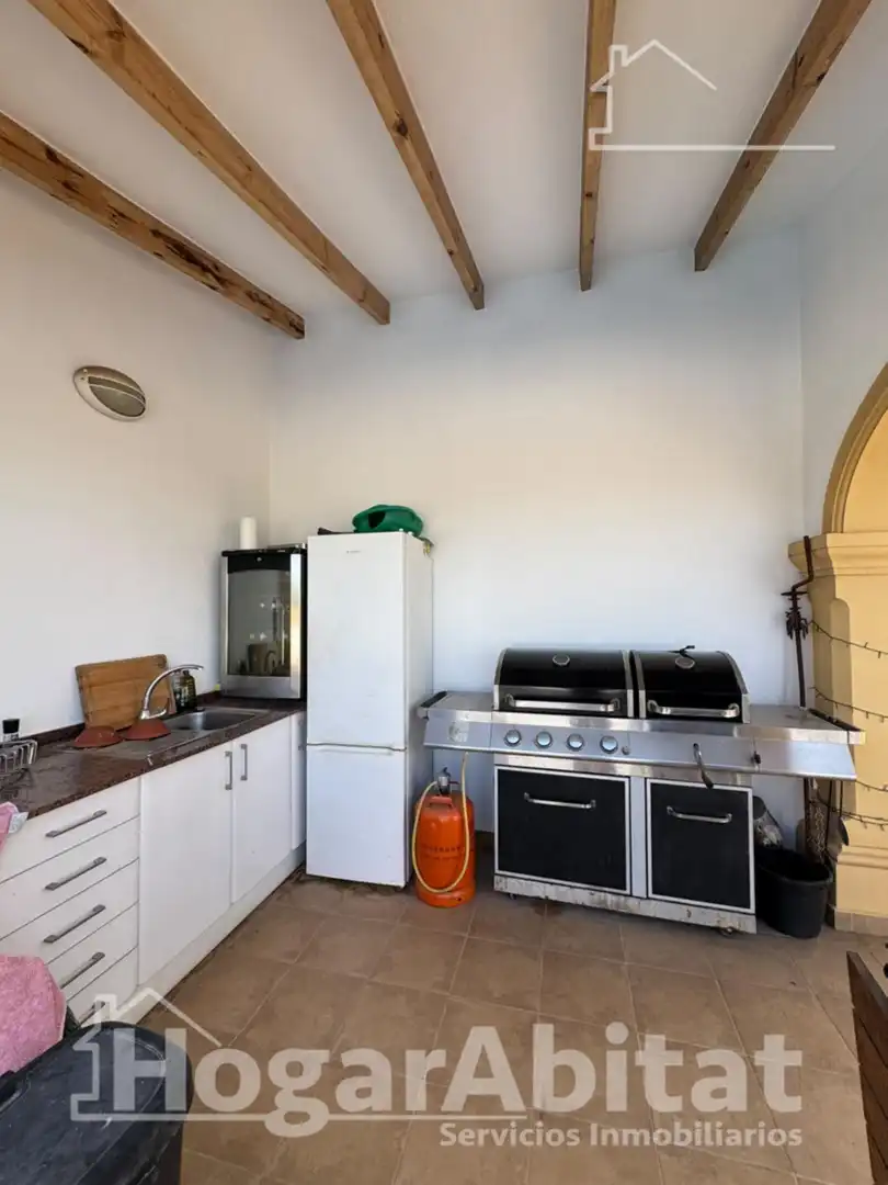 Cocina de Casa o chalet en venta en Beniarbeig con Aire acondicionado, Jardín privado y Terraza