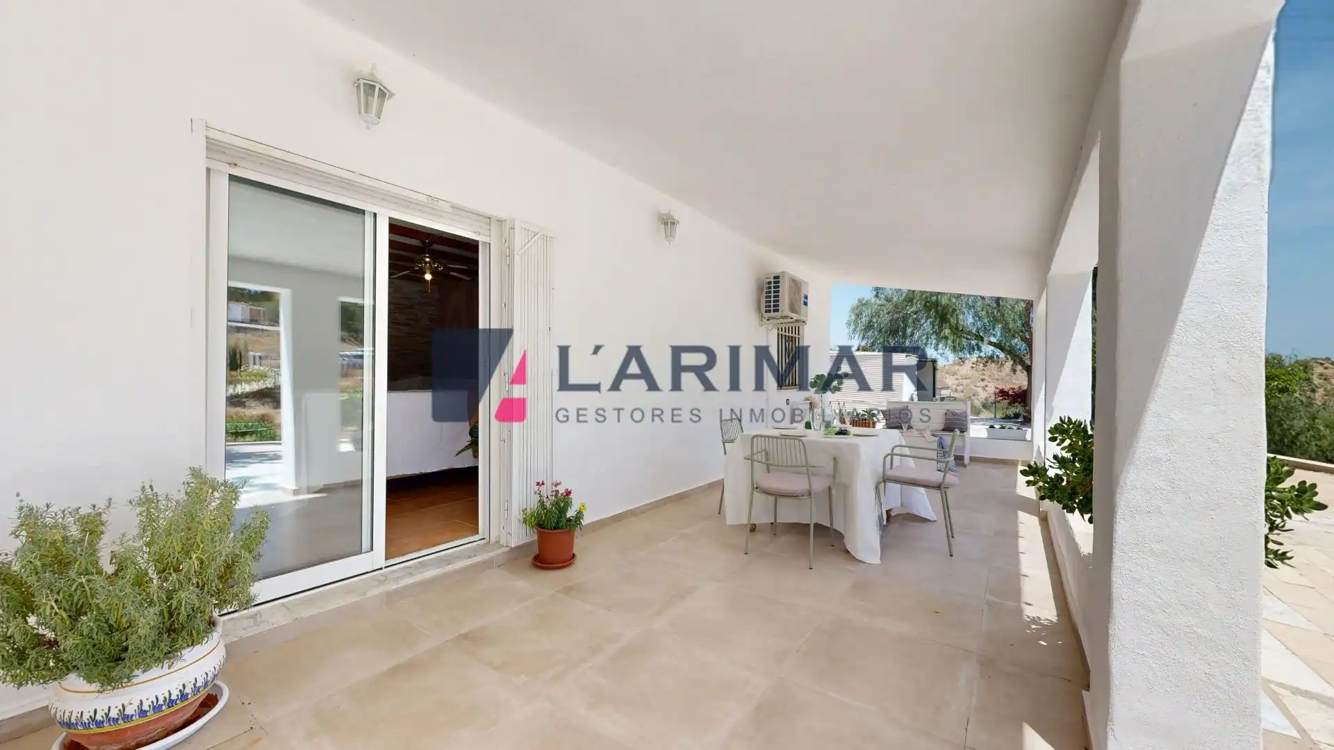 Terrassa de Casa o xalet en venda en Aspe amb Aire condicionat, Calefacció i Jardí privat