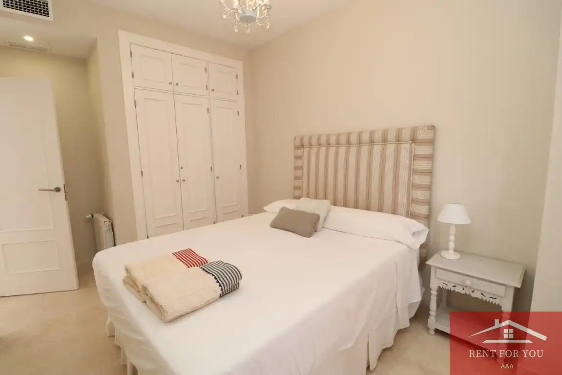 Schlafzimmer von Haus oder Chalet zur Miete in Coín mit Klimaanlage, Heizung und Privatgarten