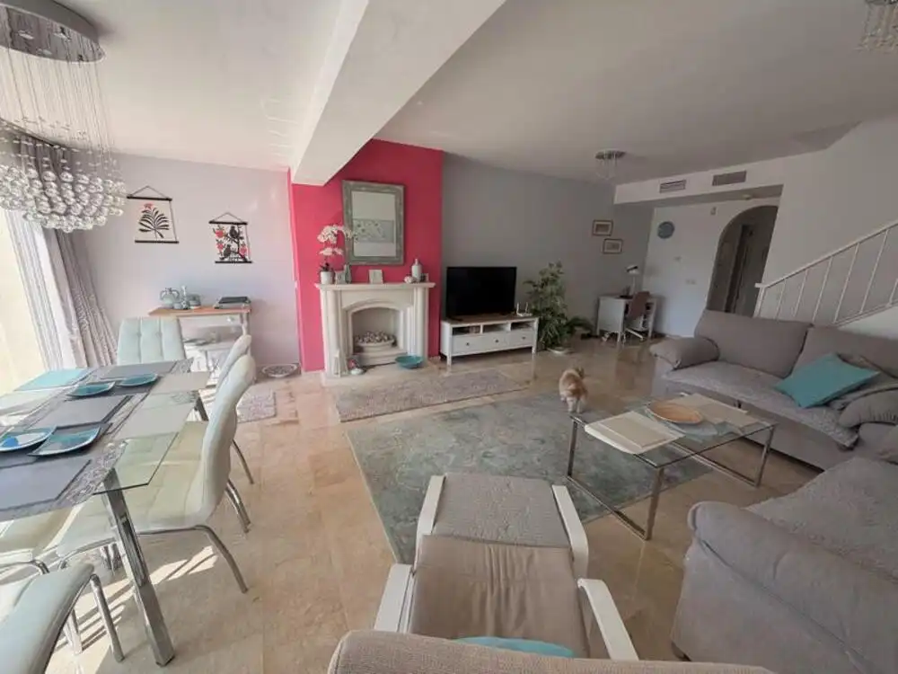 Living room of Detached homes for sale in Mijas  with Air Conditioner, Terrace and Storage room