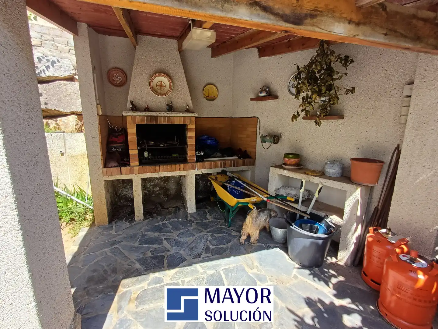 Cocina de Casa o chalet en venta en Bigues i Riells del Fai con Calefacción, Jardín privado y Terraza