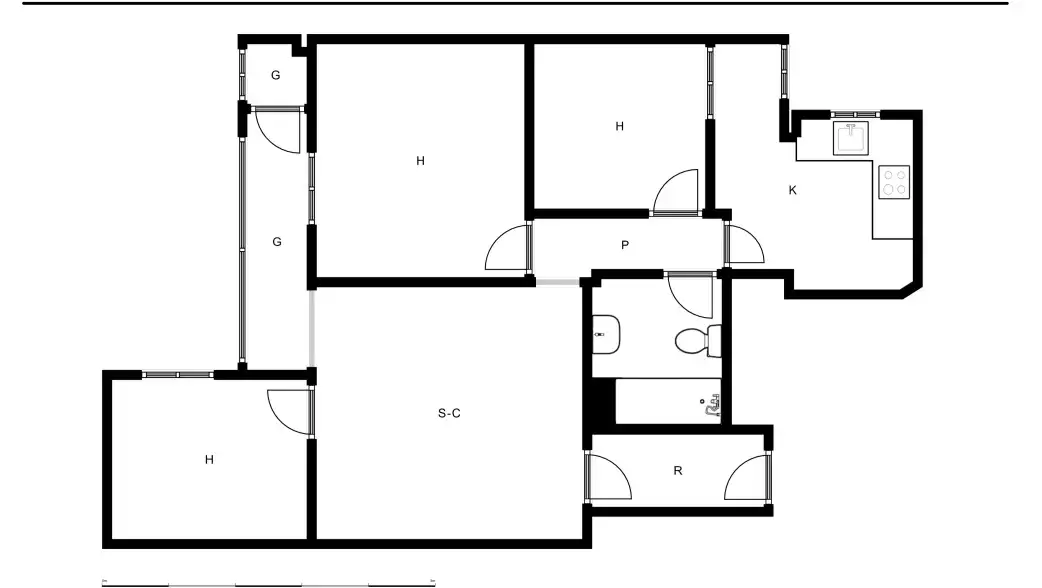 Piso en venta en Santa Coloma de Gramenet con Parquet