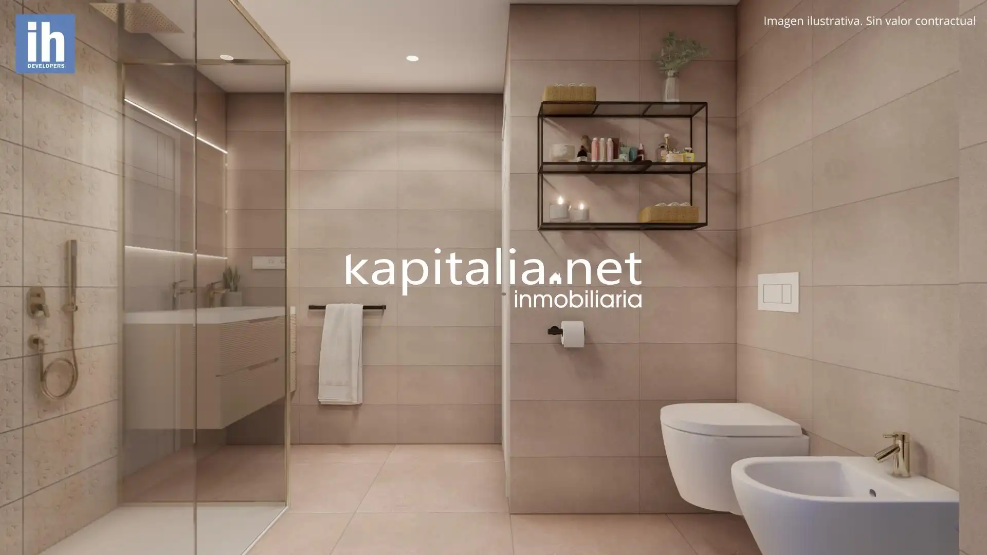 Baño de Casa o chalet en venta en La Nucia con Aire acondicionado y Piscina comunitaria