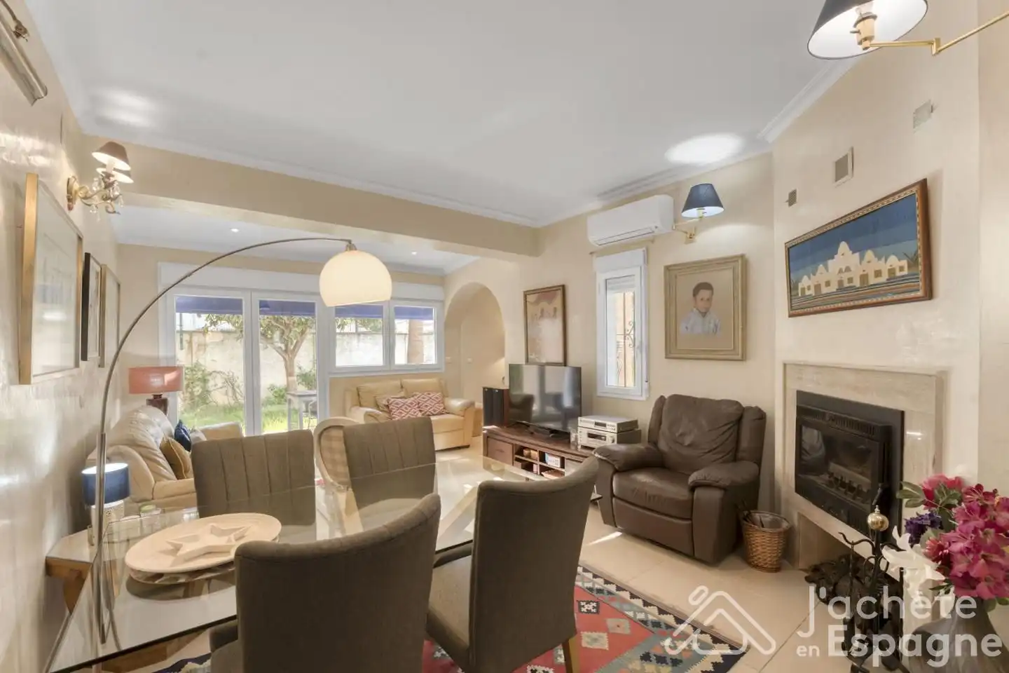 Sala de estar de Casa o chalet en venta en Málaga con Aire acondicionado, Jardín privado y Terraza