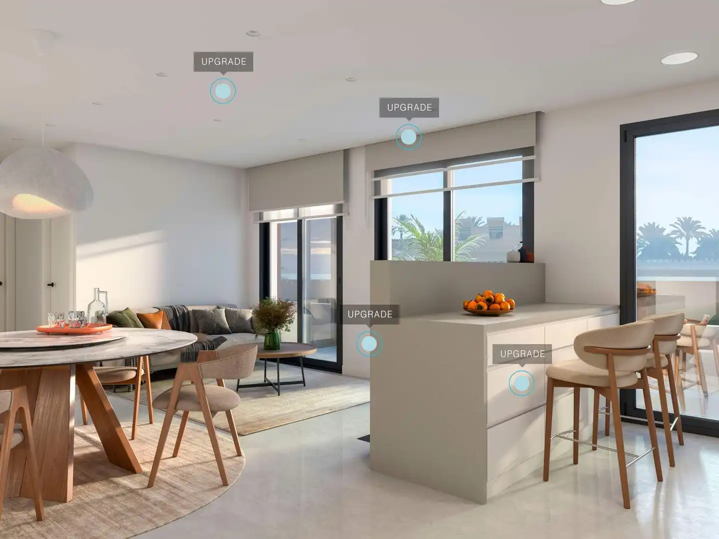 Cocina de Ático en venta en Santa Pola con Terraza