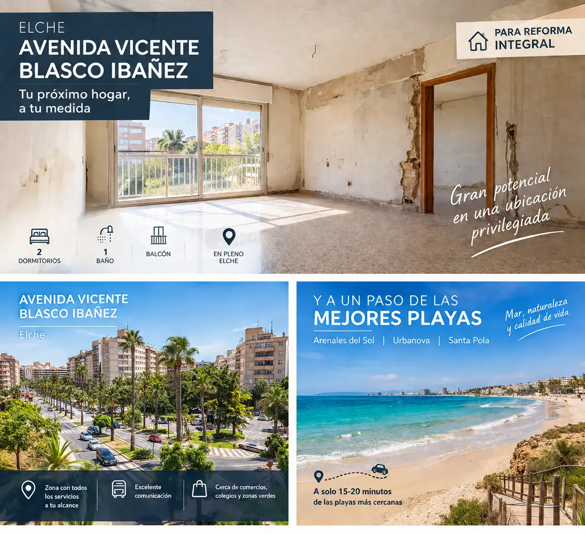 Appartamento con terrazza in vendita a Avenida Vicente Blasco Ibañez, imagen 3