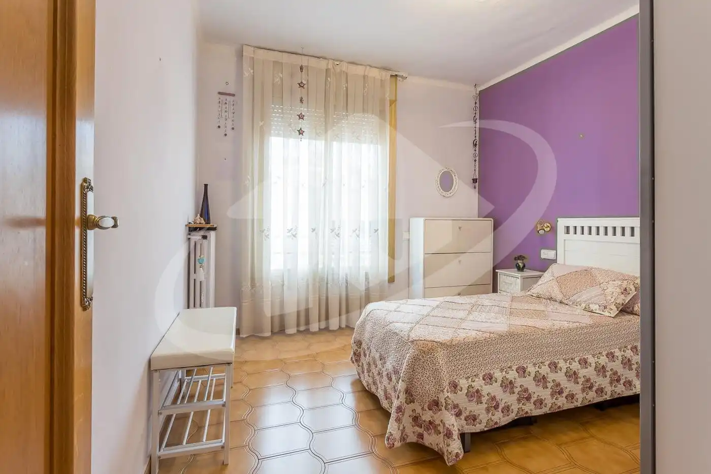 Schlafzimmer von Wohnung zum Verkauf in Sabadell mit Klimaanlage, Heizung und Balkon