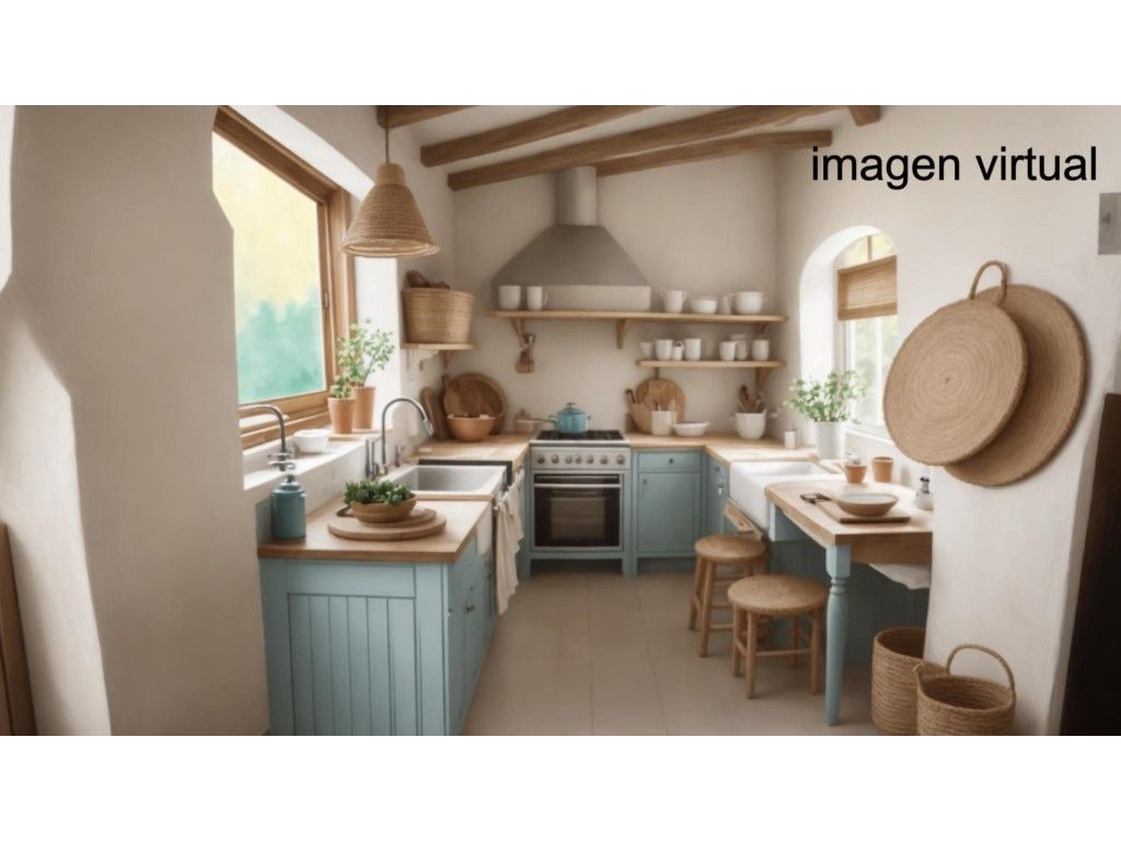 Cocina de Piso en venta en Sagunto / Sagunt con Balcón