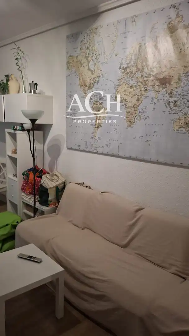 Sala de estar de Piso de alquiler en Bilbao  con Calefacción y Amueblado