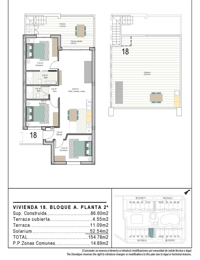 Attique avec piscine à vendre à N/A, imagen 22