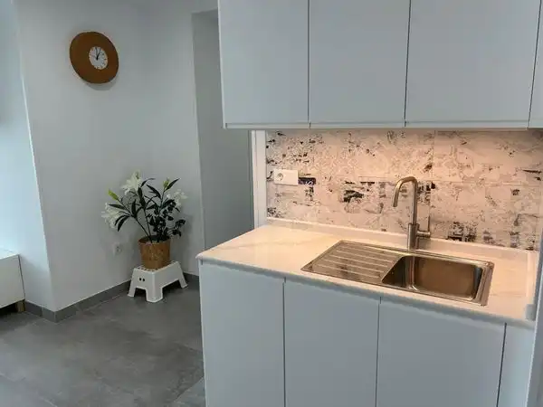 Cocina de Piso de alquiler en Las Palmas de Gran Canaria con Aire acondicionado, Calefacción y Horno