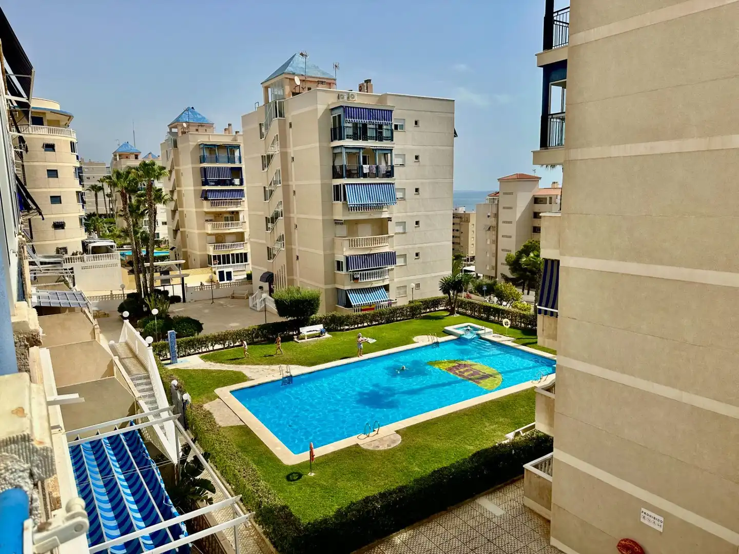 Swimming pool of Flat for sale in Elche / Elx  with Air Conditioner, Heating and Private garden