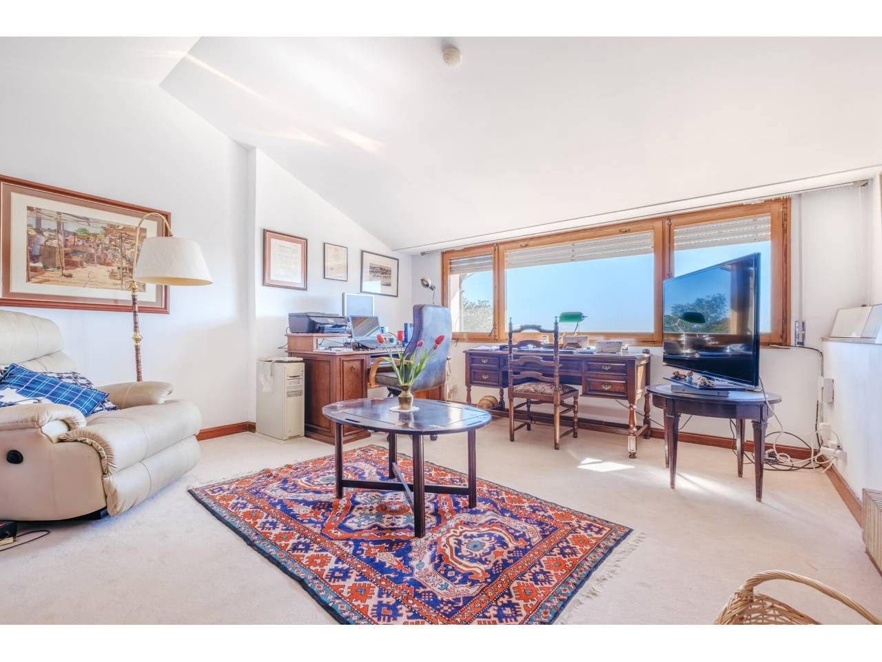 Living room of House or chalet for sale in Matadepera  with Heating, Private garden and Parquet flooring