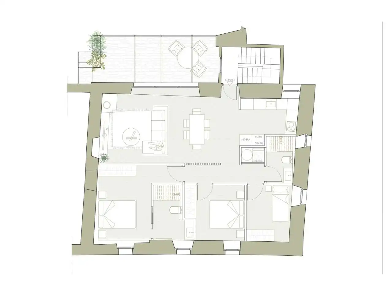 Apartament en venda a Calle Sant Pere, Alp poble