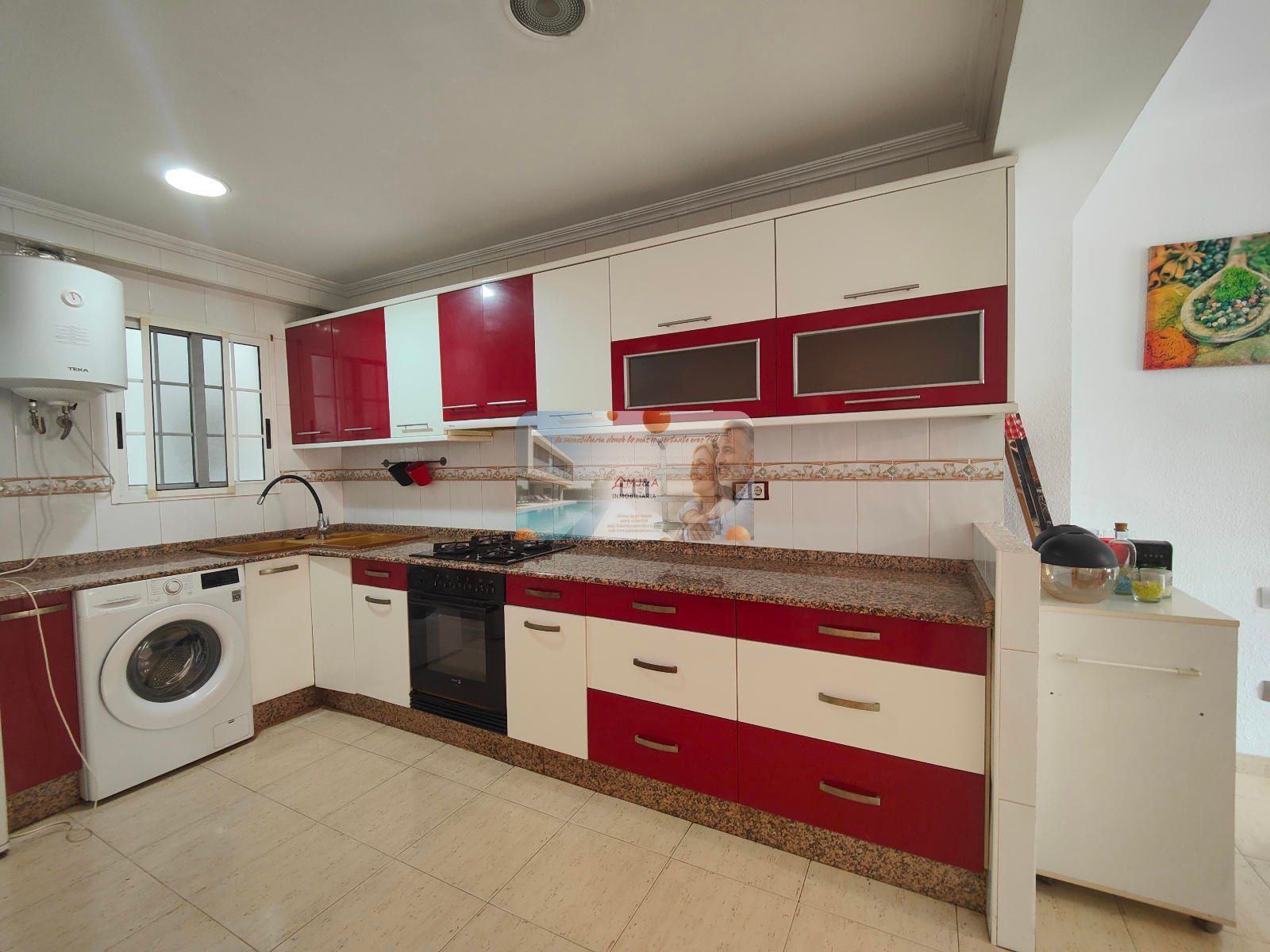 Kitchen of Flat for sale in Castellón de la Plana / Castelló de la Plana  with Terrace, Oven and Balcony