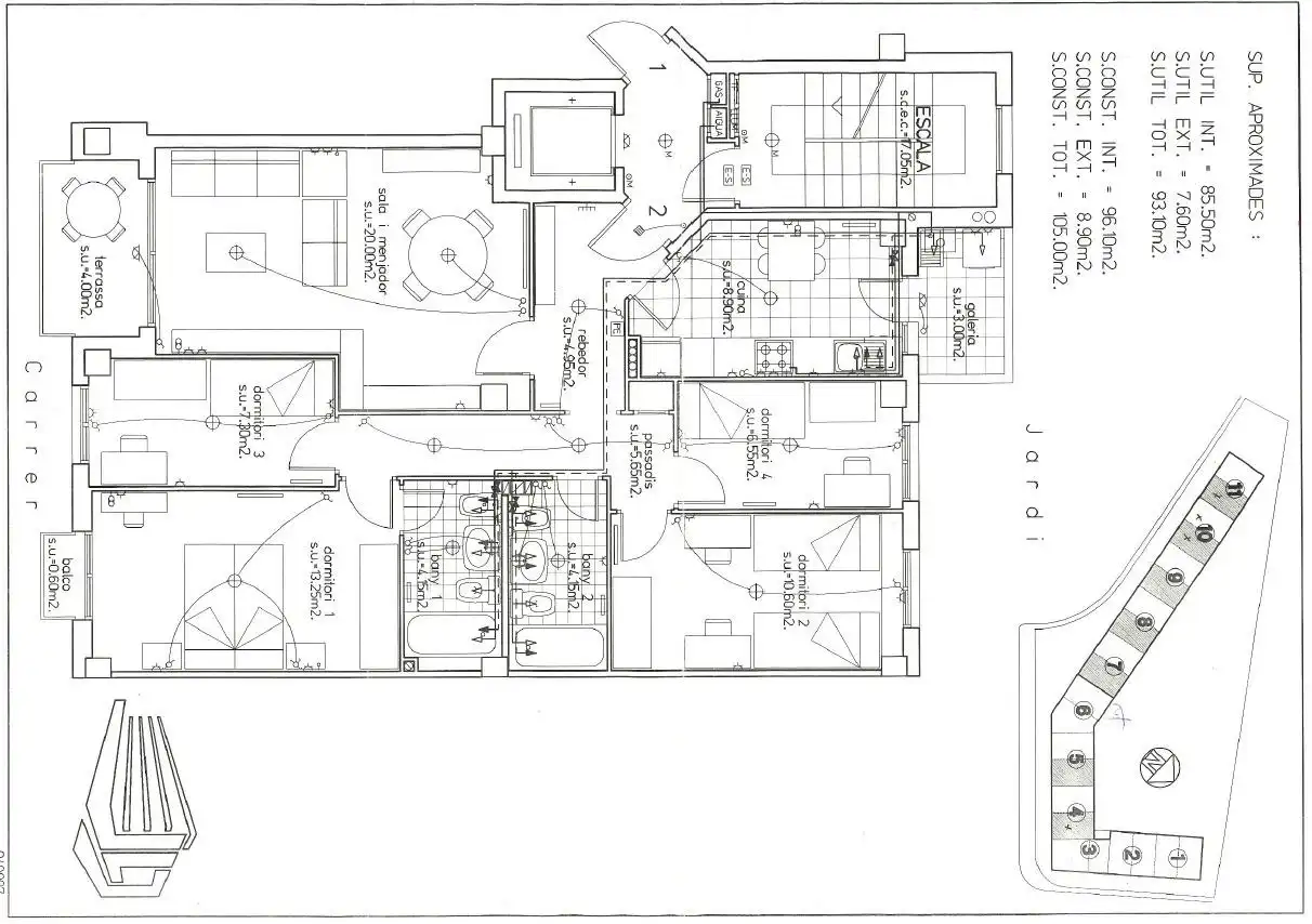 Flat with terrace for sale in VIOLANT D'HONGRIA, imagen 54