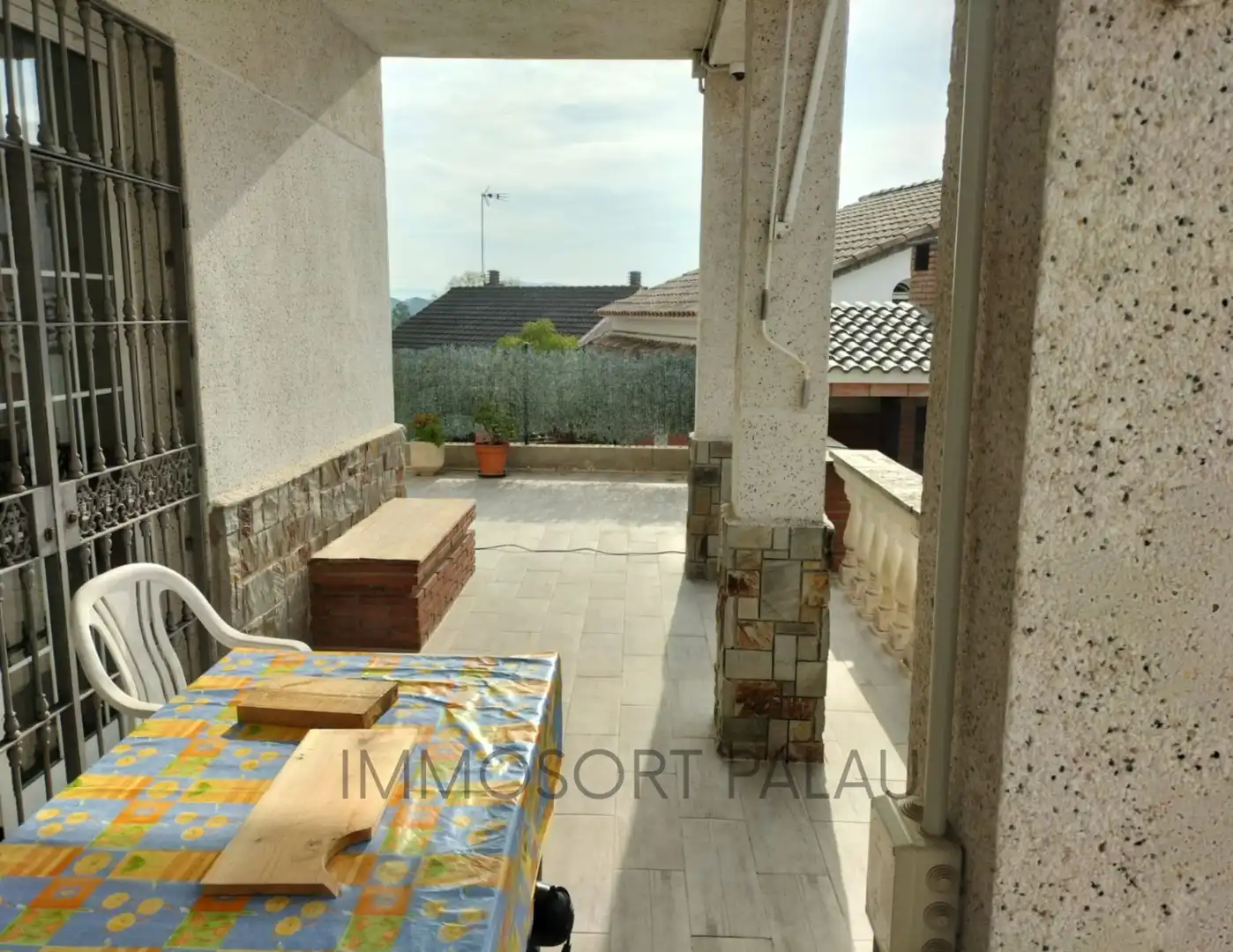 Terrassa de Casa o xalet en venda en Lliçà d'Amunt amb Aire condicionat, Jardí privat i Terrassa