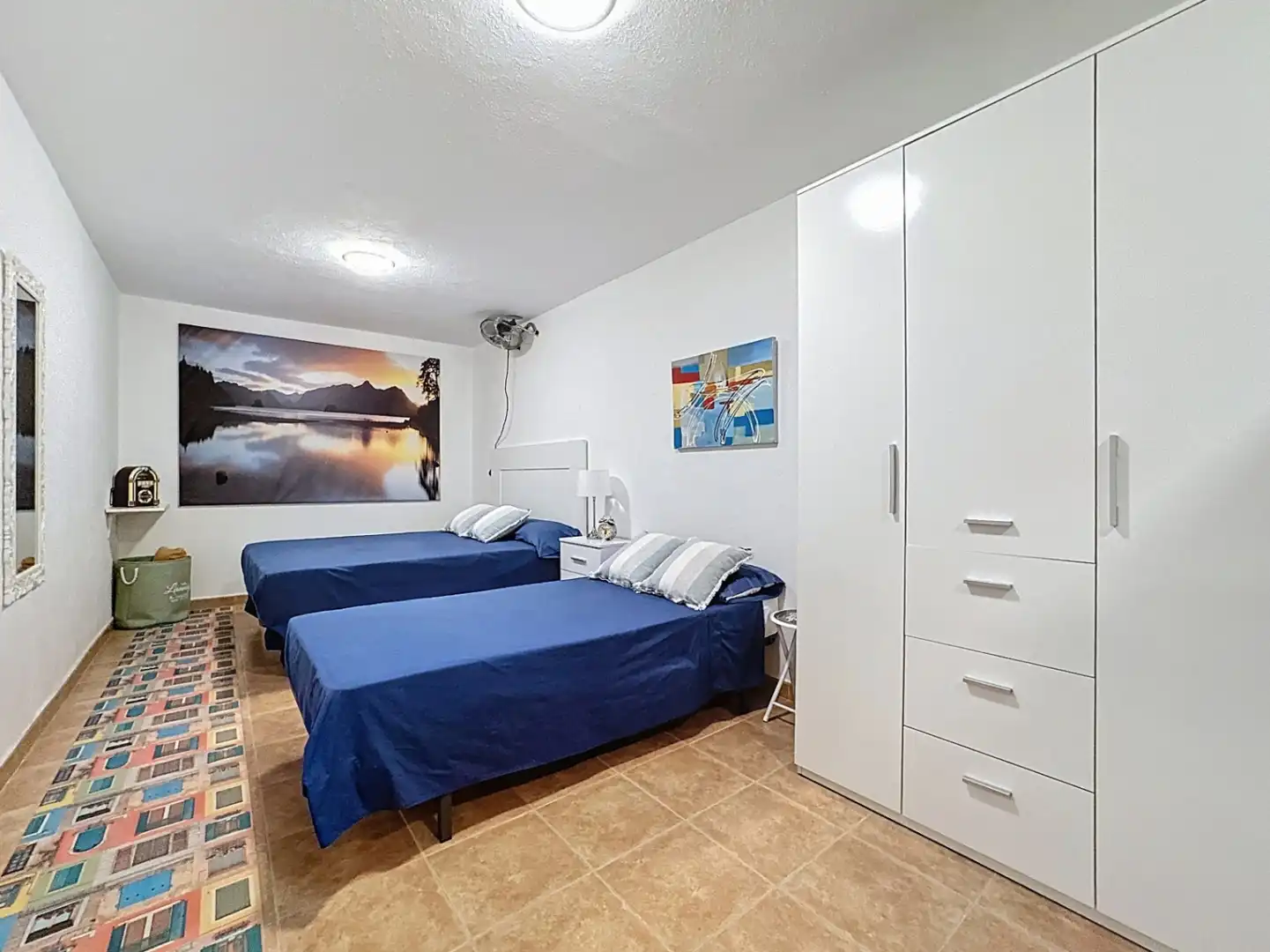 Dormitori de Casa adosada en venda en L'Alfàs del Pi amb Aire condicionat, Jardí privat i Terrassa