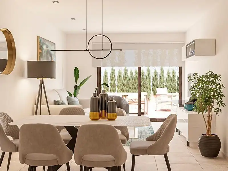 Wohnzimmer von Wohnung zum Verkauf in Pulpí mit Klimaanlage, Terrasse und Abstellraum