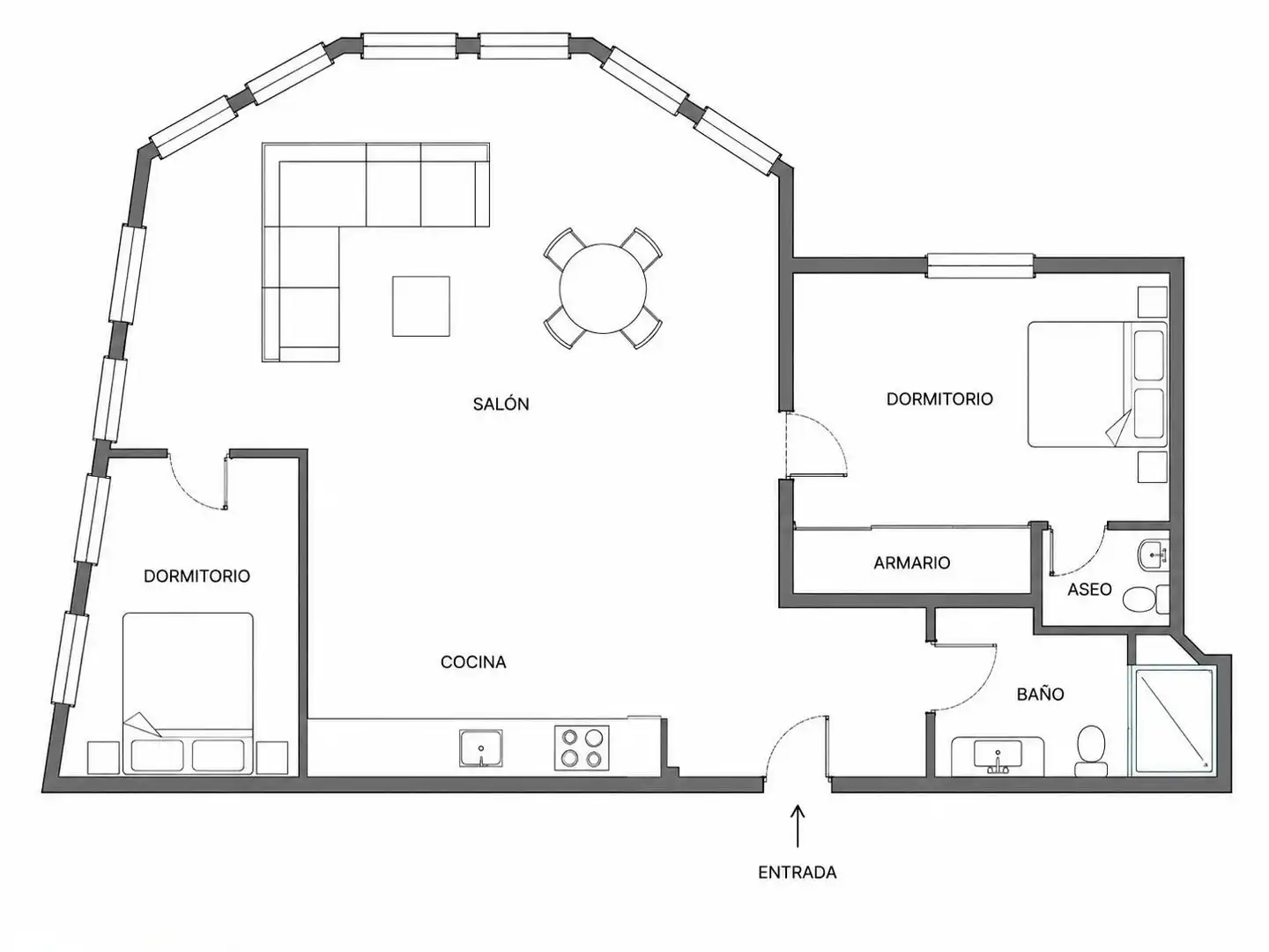 Flat for sale in Torrox  with Air Conditioner, Private garden and Storage room
