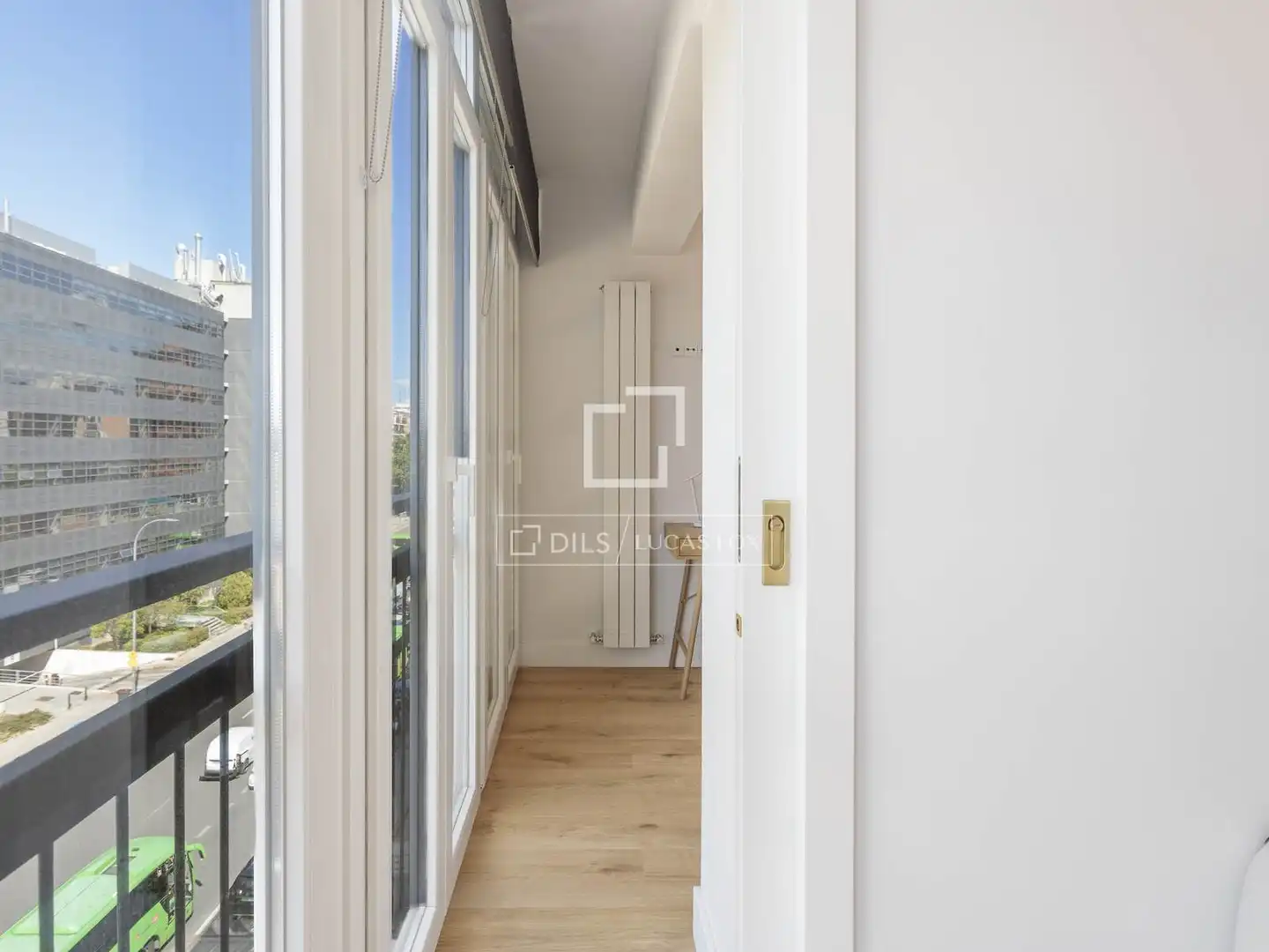 Balcony of Flat for rent in Madrid  with Air Conditioner and Furnished