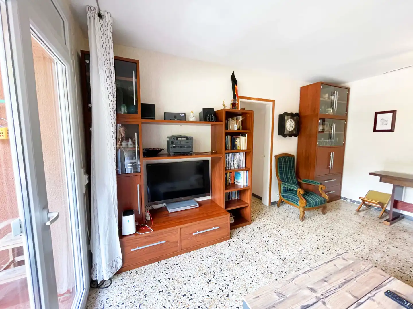 Wohnzimmer von Wohnung zum Verkauf in Sort mit Terrasse, Abstellraum und Möbliert