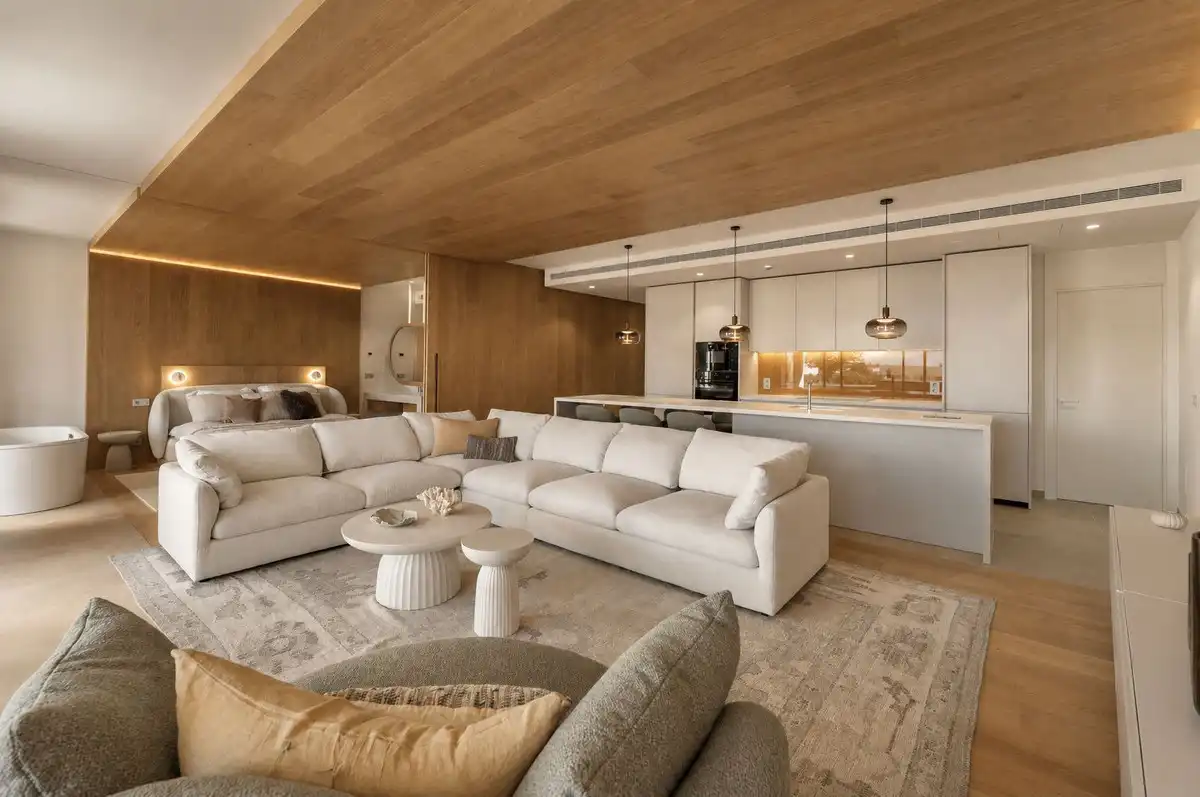 Wohnzimmer von Erdgeschoss zum Verkauf in Fuengirola mit Terrasse und Abstellraum