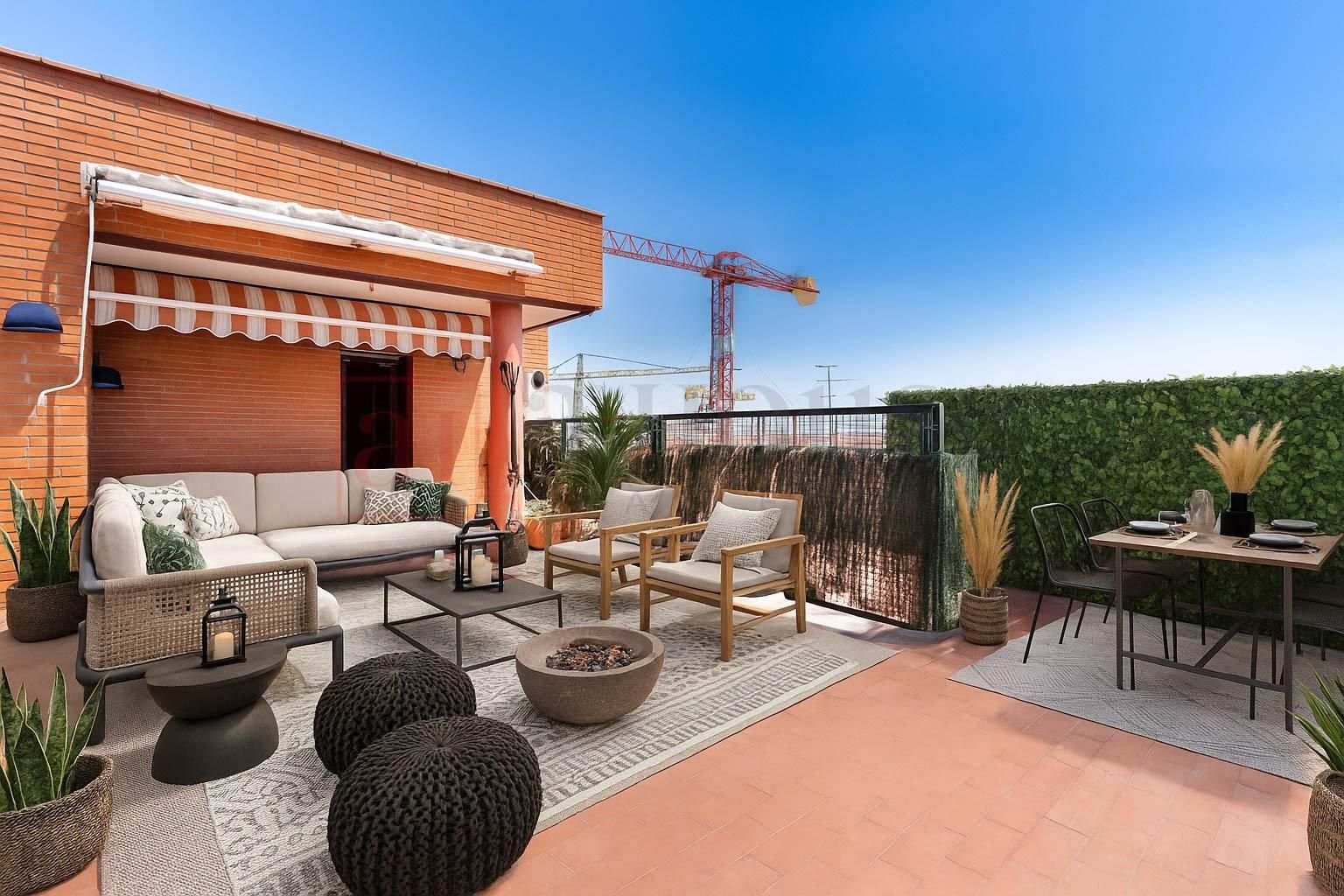 Terrace of Attic for sale in Valdemoro  with Heating, Parquet flooring and Terrace