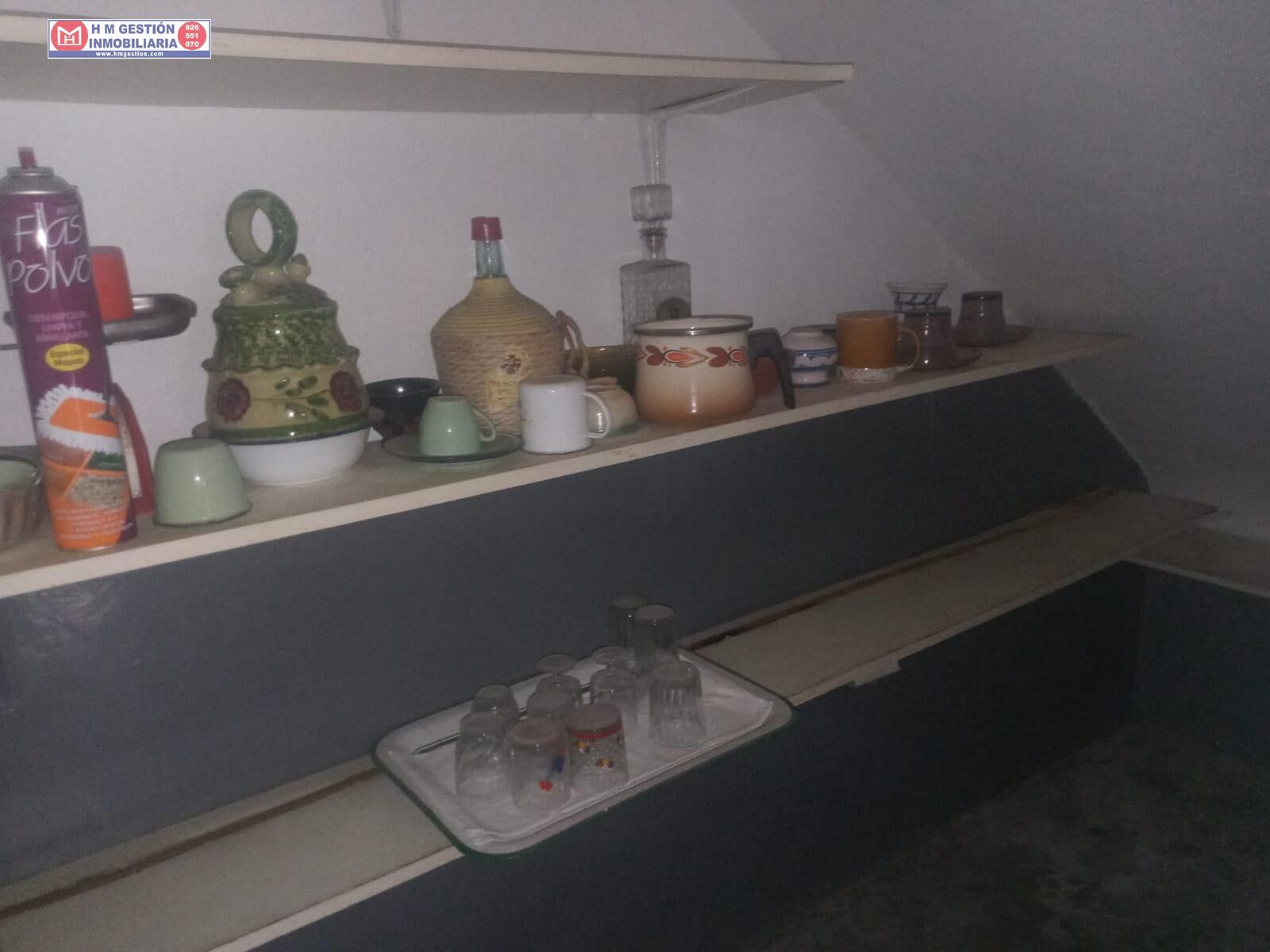 Cuina de Casa o xalet en venda en Pedro Muñoz amb Calefacció, Terrassa i Traster
