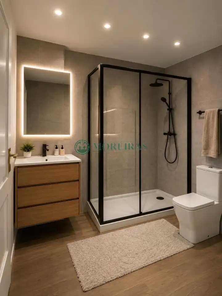 Bathroom of Flat for sale in Ourense Capital   with Heating, Storage room and Balcony