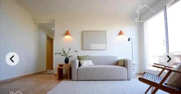 Sala d'estar de Apartament en venda en Pedreguer amb Aire condicionat, Terrassa i Moblat