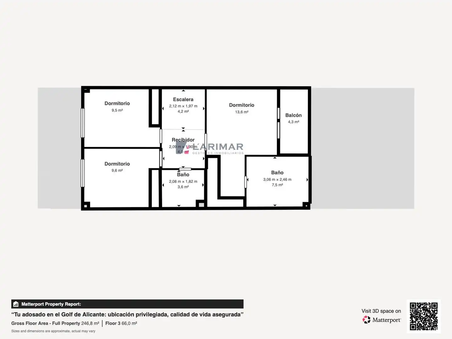 Casa adosada en venta en Alicante / Alacant con Aire acondicionado, Jardín privado y Terraza