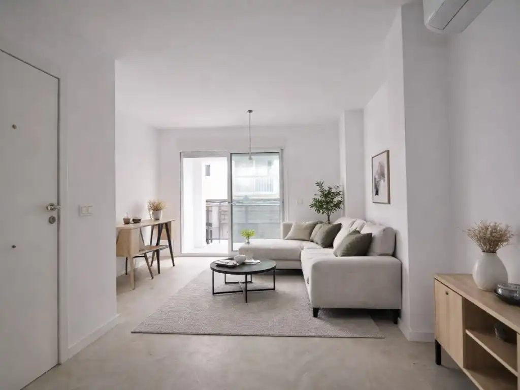 Living room of Flat for sale in Fuengirola  with Air Conditioner, Terrace and Oven