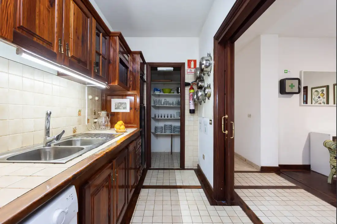 Cocina de Casa o chalet en venta en Tegueste con Calefacción, Jardín privado y Terraza