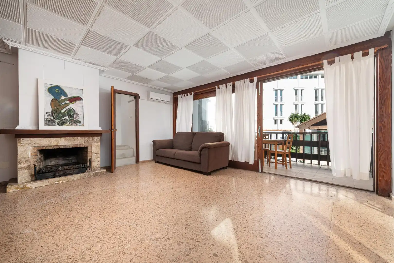 Wohnzimmer von Dachboden zum Verkauf in Alcúdia mit Möbliert und Balkon