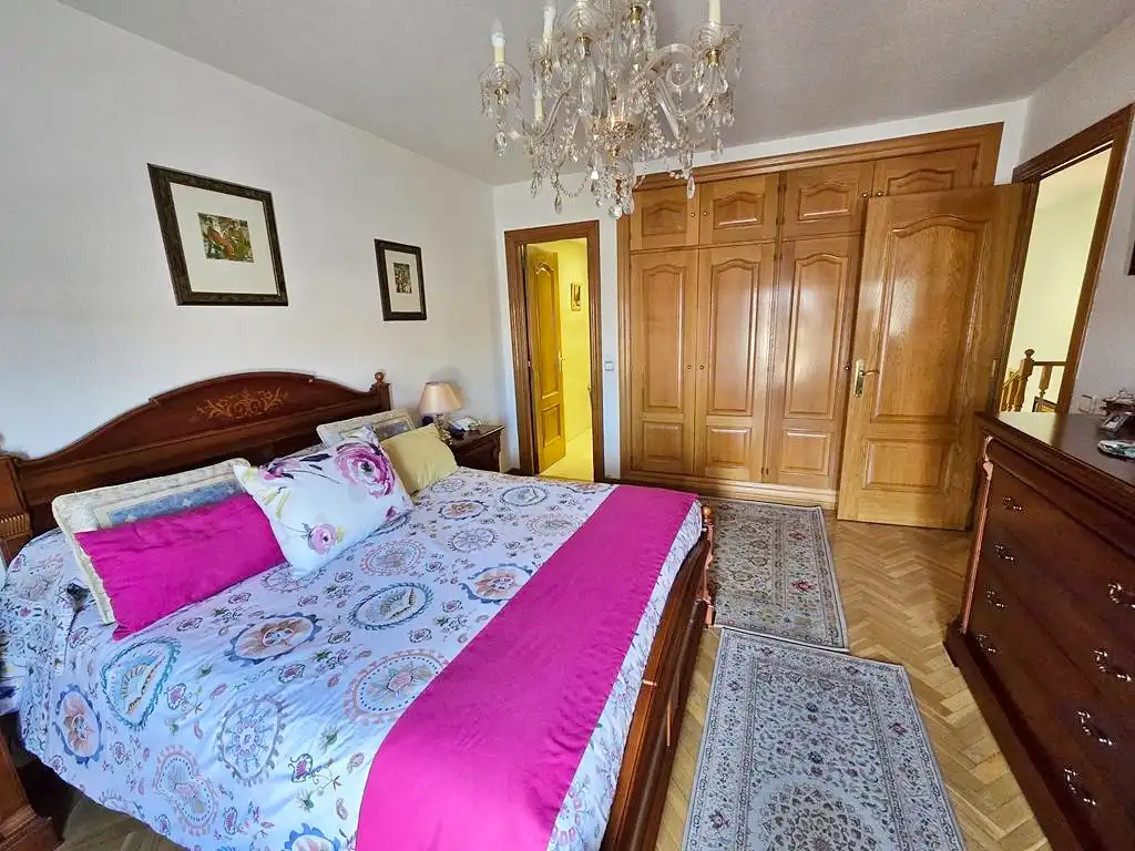 Bedroom of Attic for sale in Leganés  with Heating, Parquet flooring and Terrace