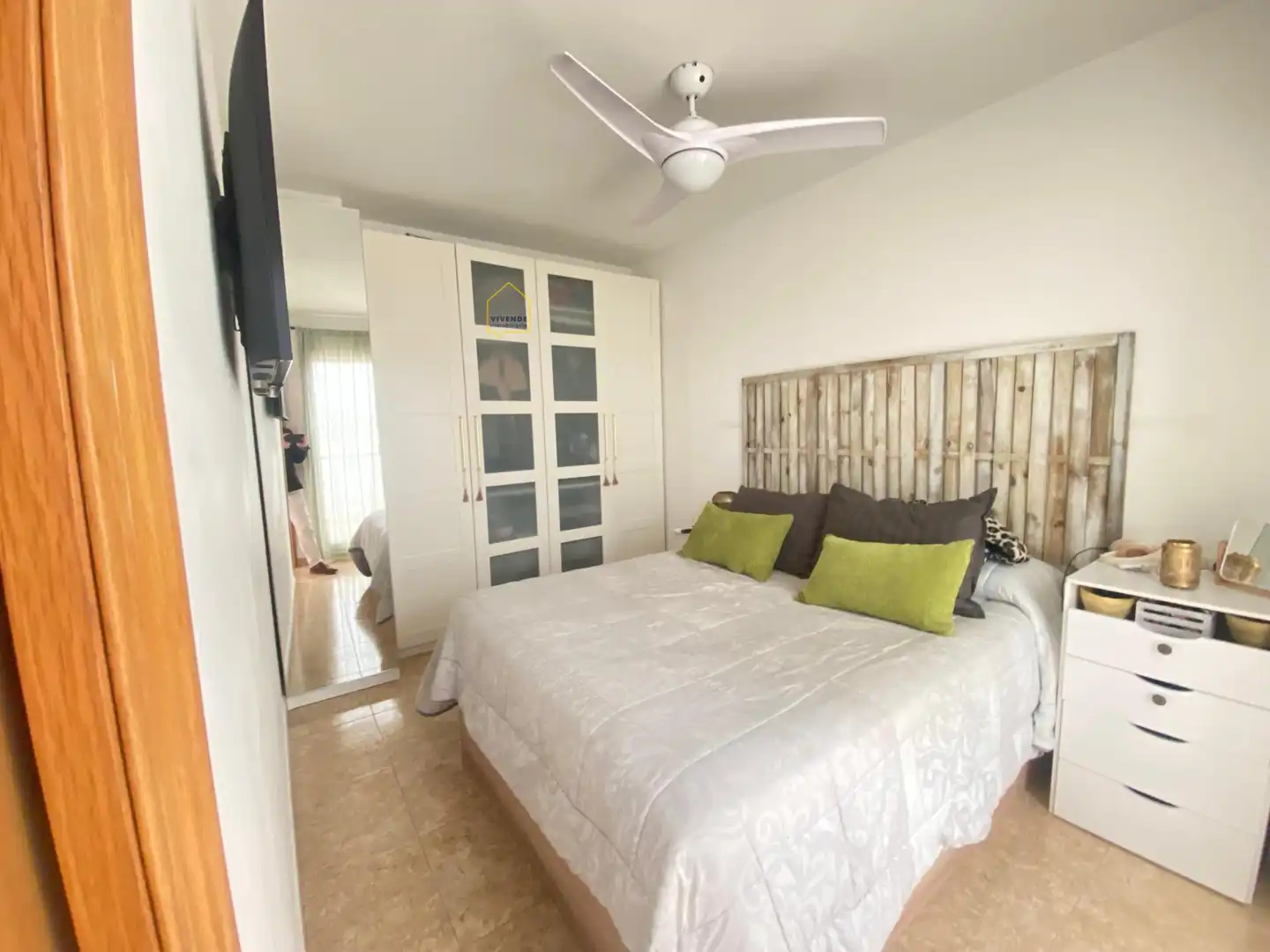 Schlafzimmer von Dachboden zum Verkauf in Lorca mit Klimaanlage, Heizung und Terrasse
