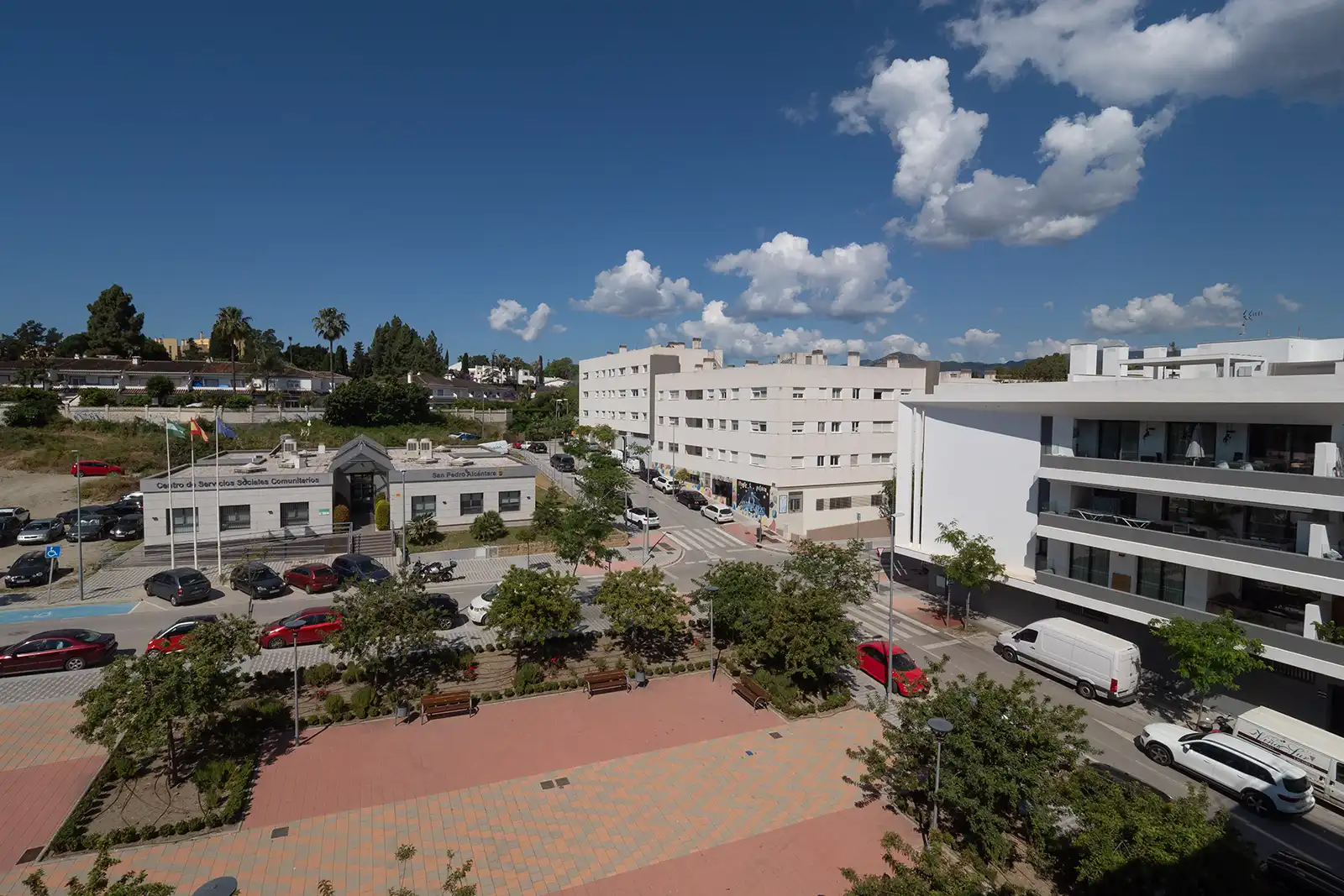 Exterior view of Flat for sale in Marbella  with Air Conditioner, Home automation and Community pool